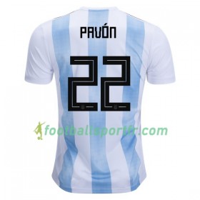 Tenue Argentine Pavon 22 Domicile Coupe du monde 2018 Maillot de Foot